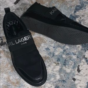 Karl Lagerfeld Paris Logo Slip-On Sneakers, 13